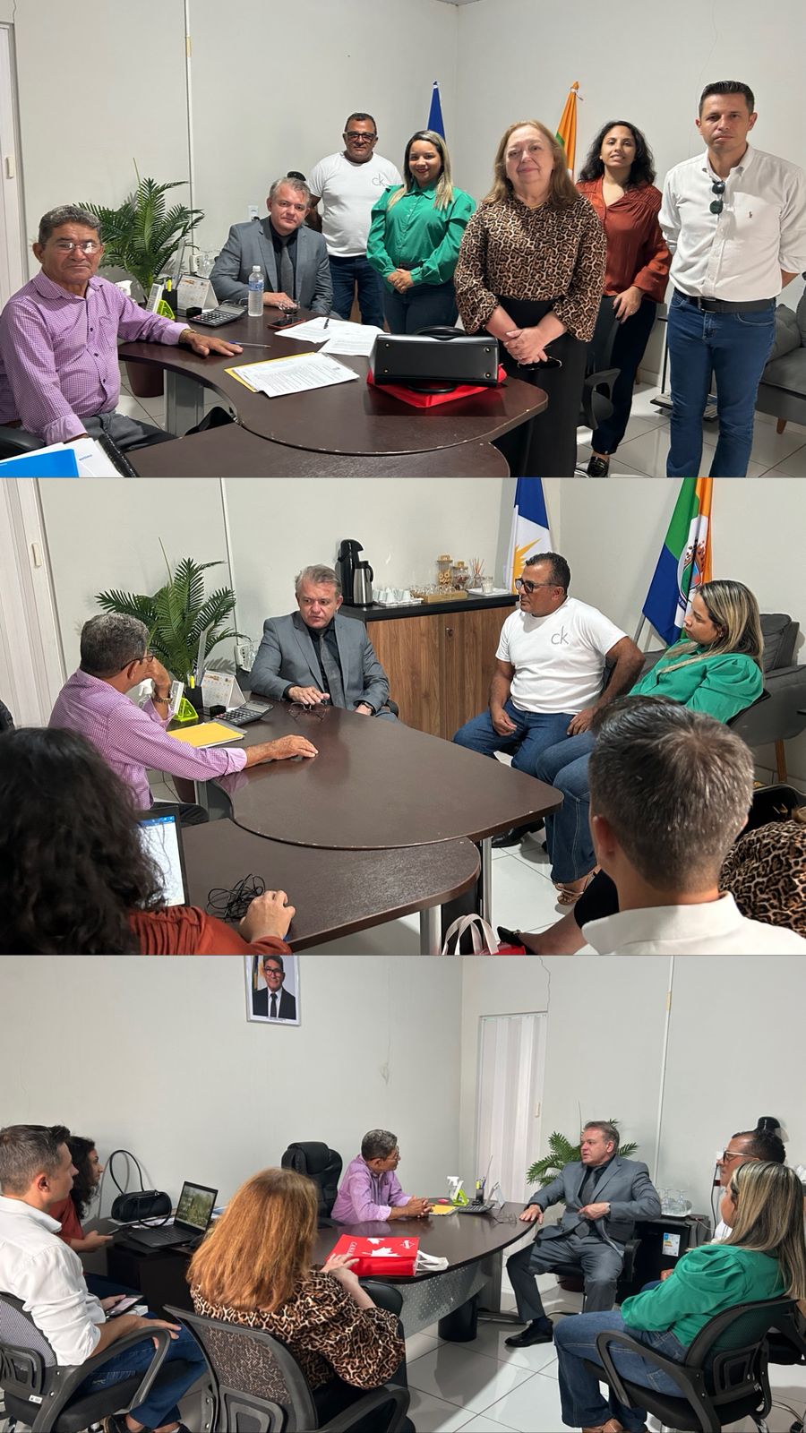 Câmara de Santa Maria recebe visita institucional do relator da 6ª Relatoria do TCE-TO para diálogo sobre aprimoramento da gestão pública